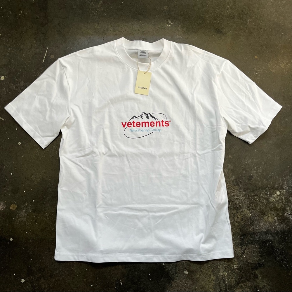Vetements White Short Sleeve Tee